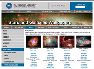 JPL.NASA.GOV: Stars and Galaxies Wallpapers